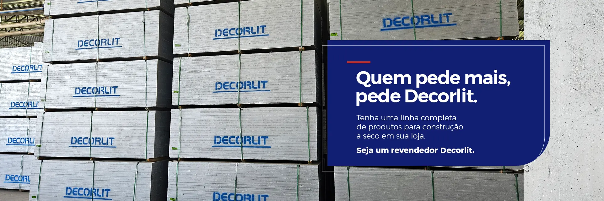 Produtos para construção civil da Decorlit
