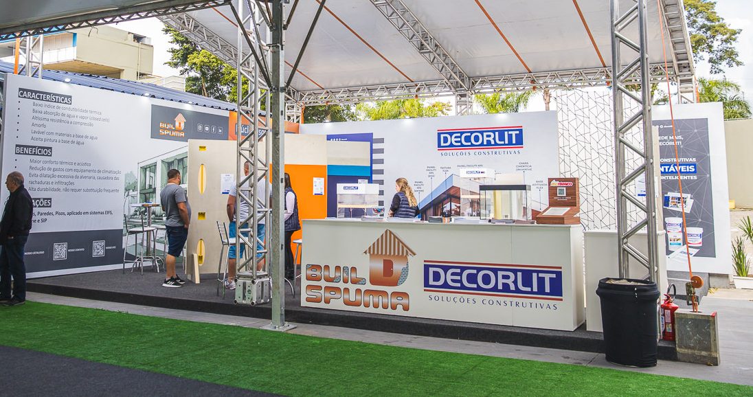 Stand Decorlit na Expo Construção Offsite 2024