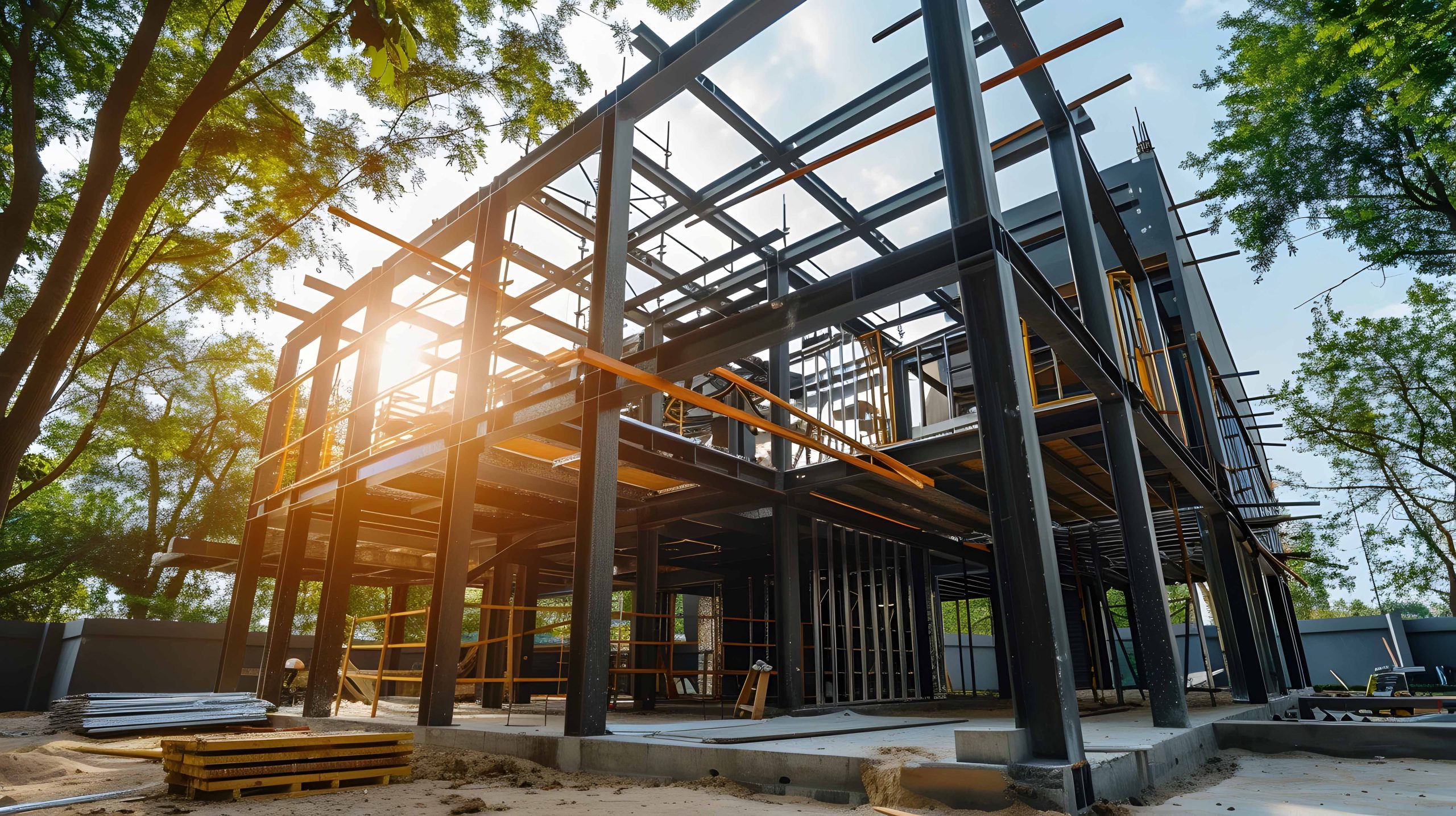 estruturas de Steel Frame no Brasil